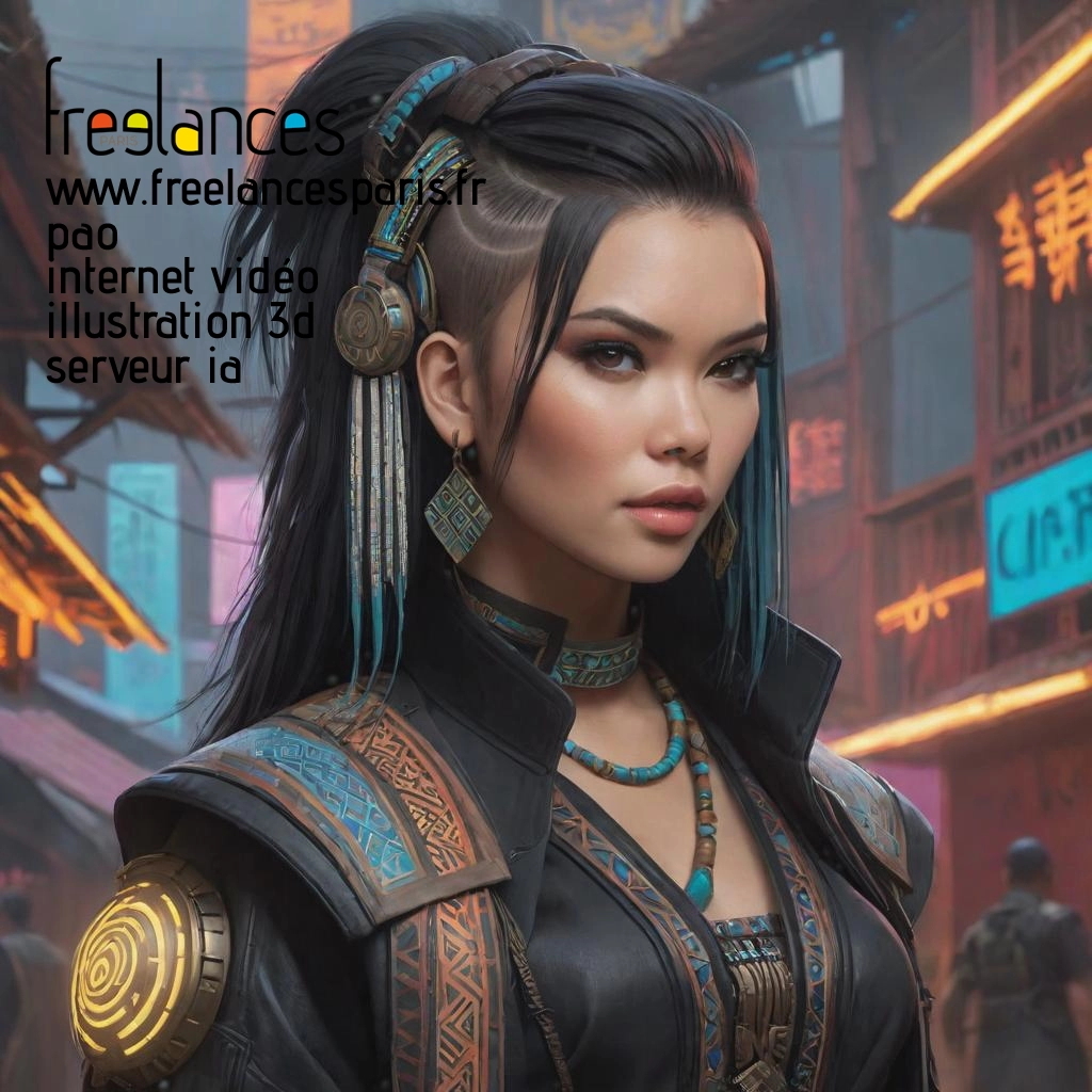 Pao mise en page internet vidéo illustration 3d serveur IA générative AI freelance paris studio de création magazines pidrpqh0